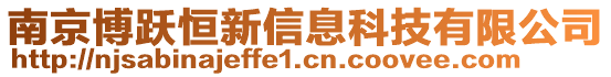 南京博躍恒新信息科技有限公司
