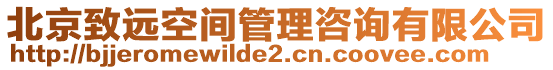 北京致遠(yuǎn)空間管理咨詢有限公司