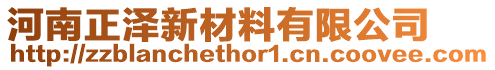 河南正澤新材料有限公司