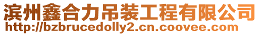 濱州鑫合力吊裝工程有限公司