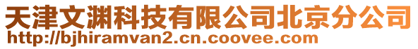 天津文淵科技有限公司北京分公司