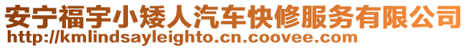 安寧福宇小矮人汽車(chē)快修服務(wù)有限公司