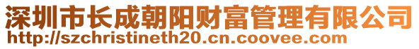 深圳市長(zhǎng)成朝陽(yáng)財(cái)富管理有限公司