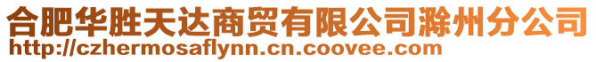 合肥華勝天達商貿有限公司滁州分公司