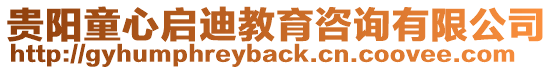 貴陽童心啟迪教育咨詢有限公司