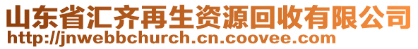 山東省匯齊再生資源回收有限公司