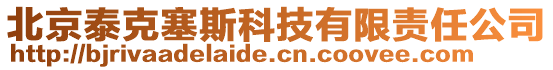 北京泰克塞斯科技有限責任公司