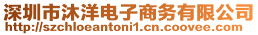 深圳市沐洋電子商務(wù)有限公司