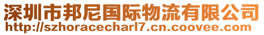 深圳市邦尼國際物流有限公司