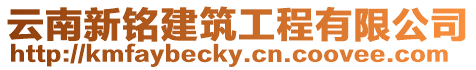 云南新銘建筑工程有限公司