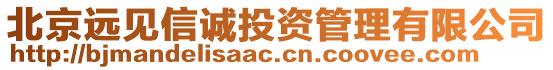 北京遠見信誠投資管理有限公司