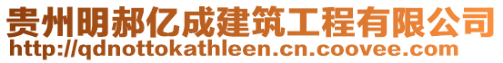 貴州明郝億成建筑工程有限公司