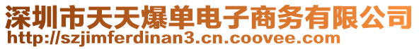 深圳市天天爆單電子商務(wù)有限公司