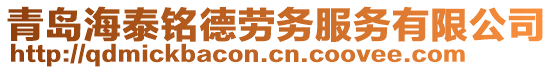 青島海泰銘德勞務(wù)服務(wù)有限公司