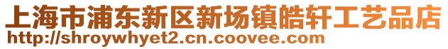 上海市浦東新區(qū)新場鎮(zhèn)皓軒工藝品店