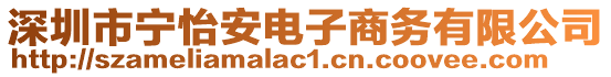 深圳市寧怡安電子商務(wù)有限公司