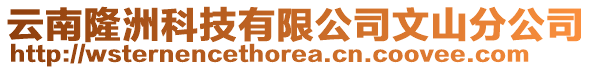 云南隆洲科技有限公司文山分公司
