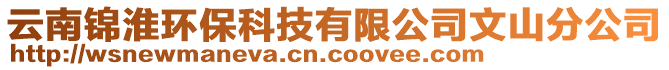 云南錦淮環保科技有限公司文山分公司