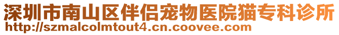 深圳市南山區伴侶寵物醫院貓專科診所