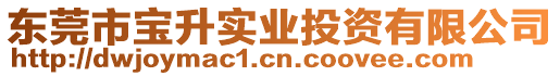 東莞市寶升實業投資有限公司