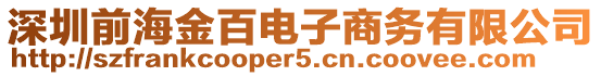 深圳前海金百電子商務有限公司