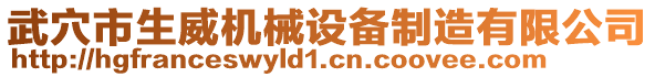 武穴市生威機(jī)械設(shè)備制造有限公司