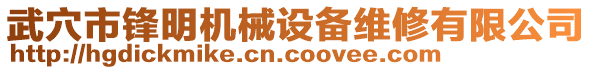武穴市鋒明機械設(shè)備維修有限公司