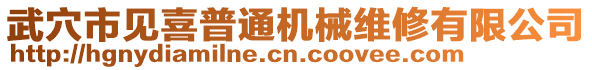 武穴市見喜普通機械維修有限公司