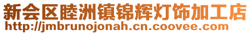 新會區(qū)睦洲鎮(zhèn)錦輝燈飾加工店