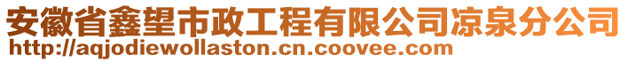 安徽省鑫望市政工程有限公司涼泉分公司