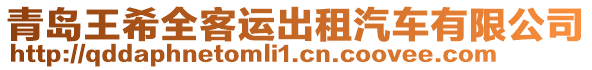 青島王希全客運出租汽車有限公司