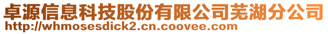 卓源信息科技股份有限公司蕪湖分公司