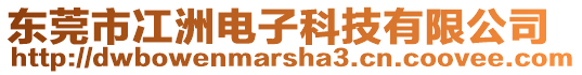東莞市冮洲電子科技有限公司