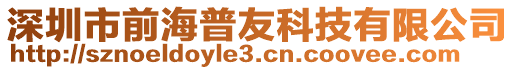 深圳市前海普友科技有限公司