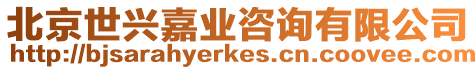 北京世興嘉業(yè)咨詢有限公司
