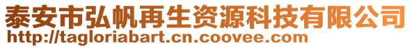 泰安市弘帆再生資源科技有限公司