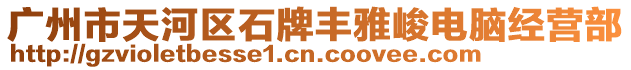 廣州市天河區石牌豐雅峻電腦經營部