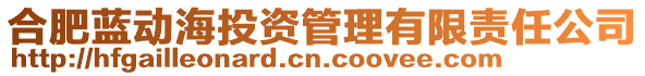 合肥藍動海投資管理有限責任公司