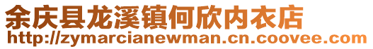 余慶縣龍溪鎮何欣內衣店