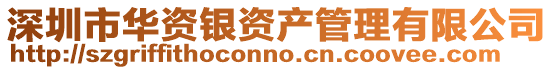 深圳市華資銀資產(chǎn)管理有限公司