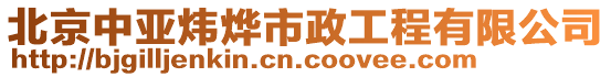 北京中亞煒燁市政工程有限公司