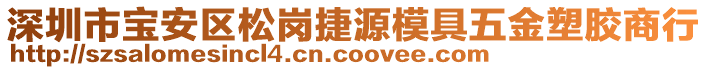 深圳市寶安區(qū)松崗捷源模具五金塑膠商行