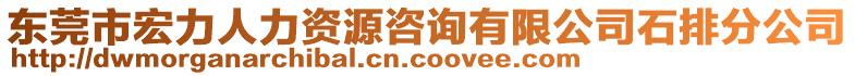 東莞市宏力人力資源咨詢(xún)有限公司石排分公司