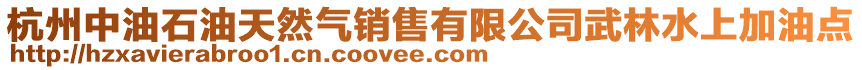 杭州中油石油天然氣銷售有限公司武林水上加油點