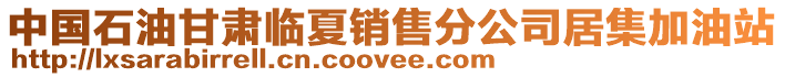 中國(guó)石油甘肅臨夏銷售分公司居集加油站