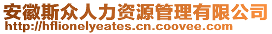 安徽斯眾人力資源管理有限公司