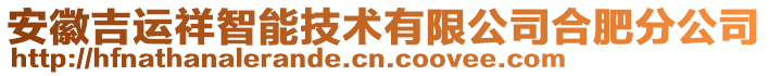 安徽吉運(yùn)祥智能技術(shù)有限公司合肥分公司