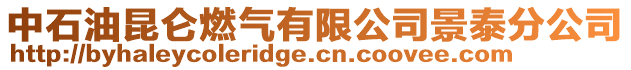 中石油昆侖燃氣有限公司景泰分公司
