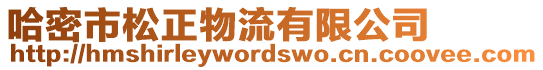 哈密市松正物流有限公司