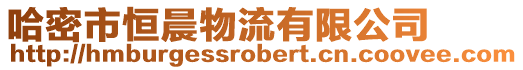 哈密市恒晨物流有限公司